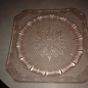 Jeannette Adam Pink Depression Glass Lunch/Salad Plate(s) 1930s. SOLD